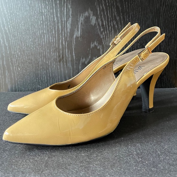 Vaneli Patent Leather Slingbacks - Picture 2 of 5